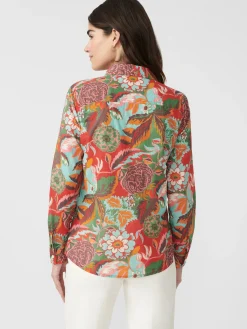 Lois Shirt In Terra Blossom Geo